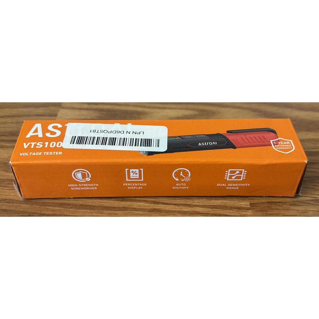 AstroAI Voltage Tester with Flashlight & Screwdriver Non-Contact Dual Range NEW