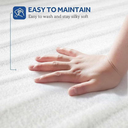 Sealy Heated Mattress Pad Cover Full Size 54"x75" Warm Deep Pocket Auto Shut-Off