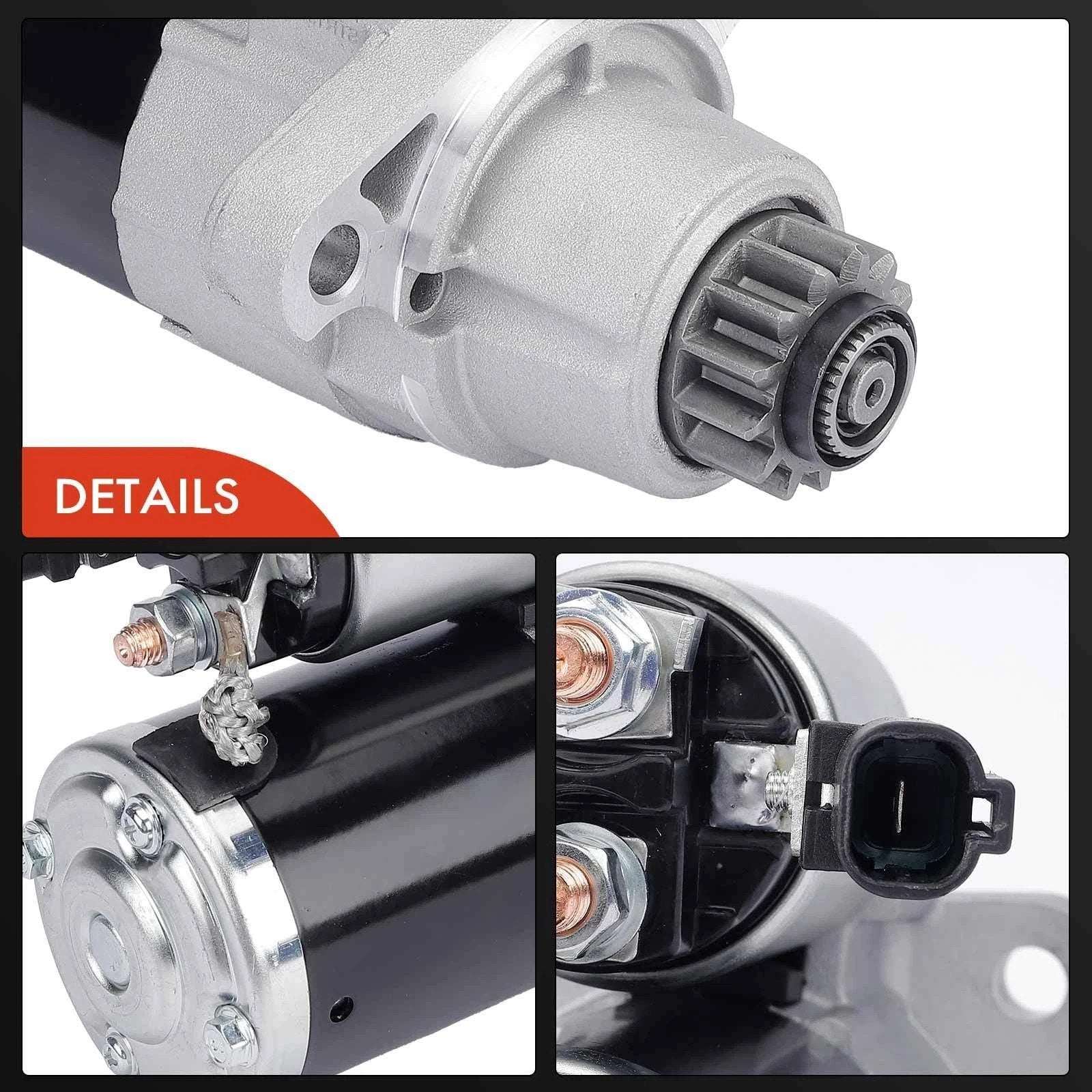 Starter for V6 3.5L 14-19 Nissan Altima Maxima Quest Infiniti QX60 1.7KW CCW 13T