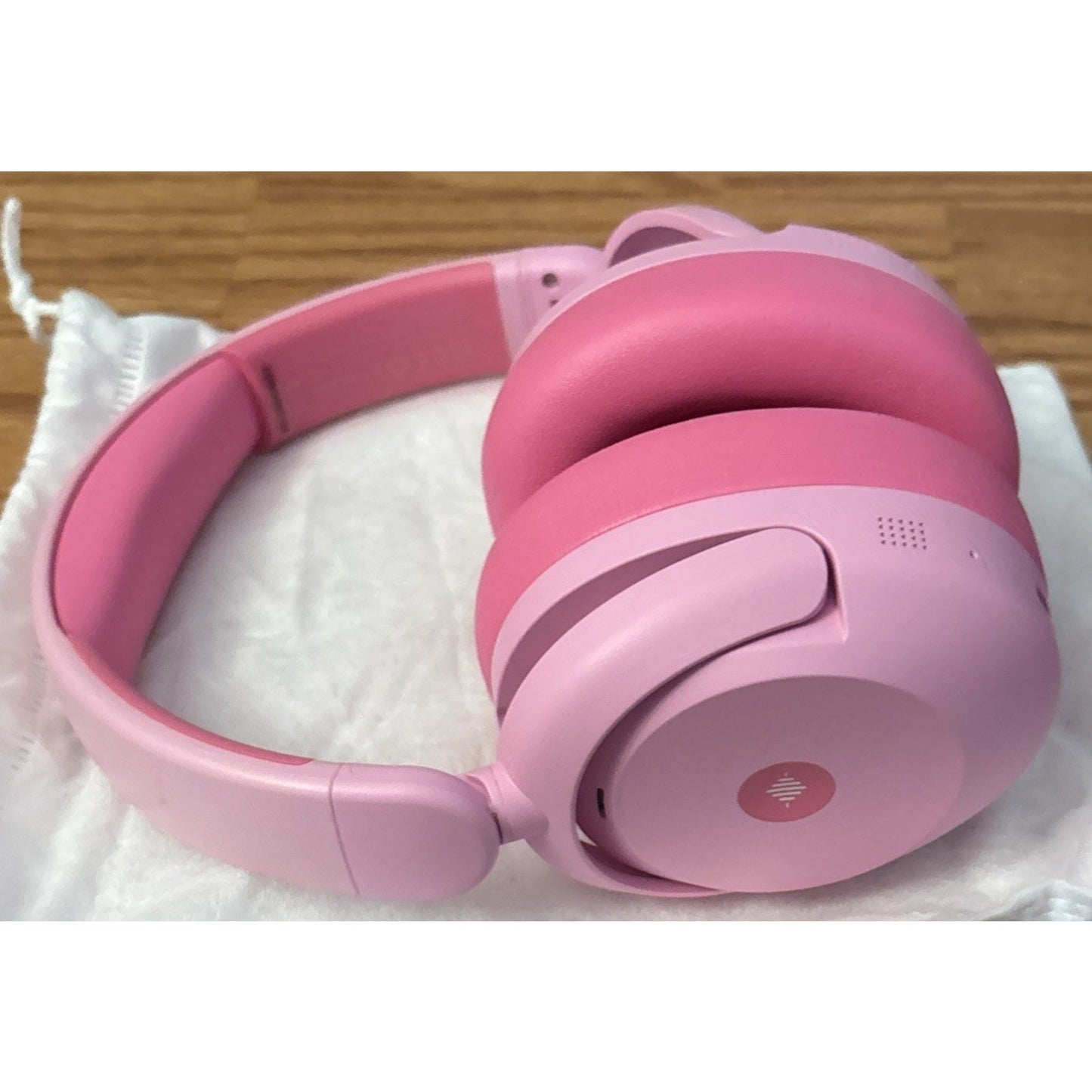 iClever BTH20 Active Noise Cancelling Headphones for Kids, 60H Play Time, Pink