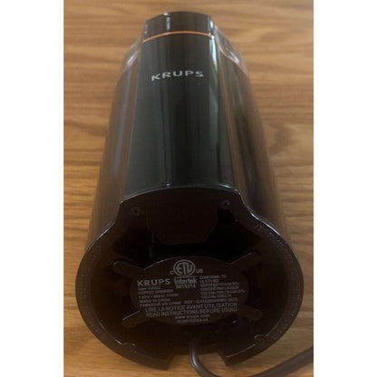 KRUPS Silent Vortex 3in1 Electric Grinder for Spices, Dry Herbs & Coffee 12-Cups