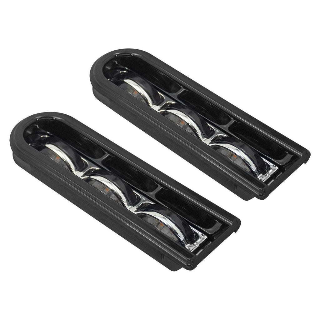 VG MOTO Saddlebag Filler LED Lights w/ Clear Lens for Harley Touring 2014-2022