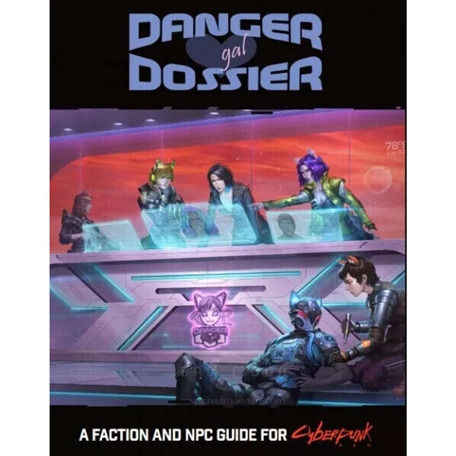 Cyberpunk Red RPG: Danger Gal Dossier FIRST PRINT R. Talsorian Games + QR Codes