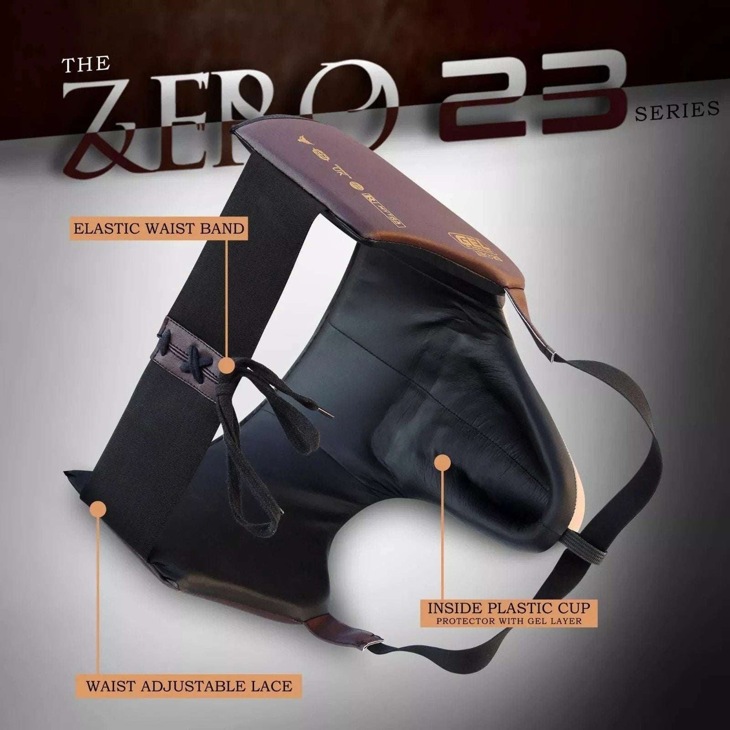 Mytra Fusion Boxing Groin Guard for MMA Muay Thai Kickboxing Martial Arts 28-33"