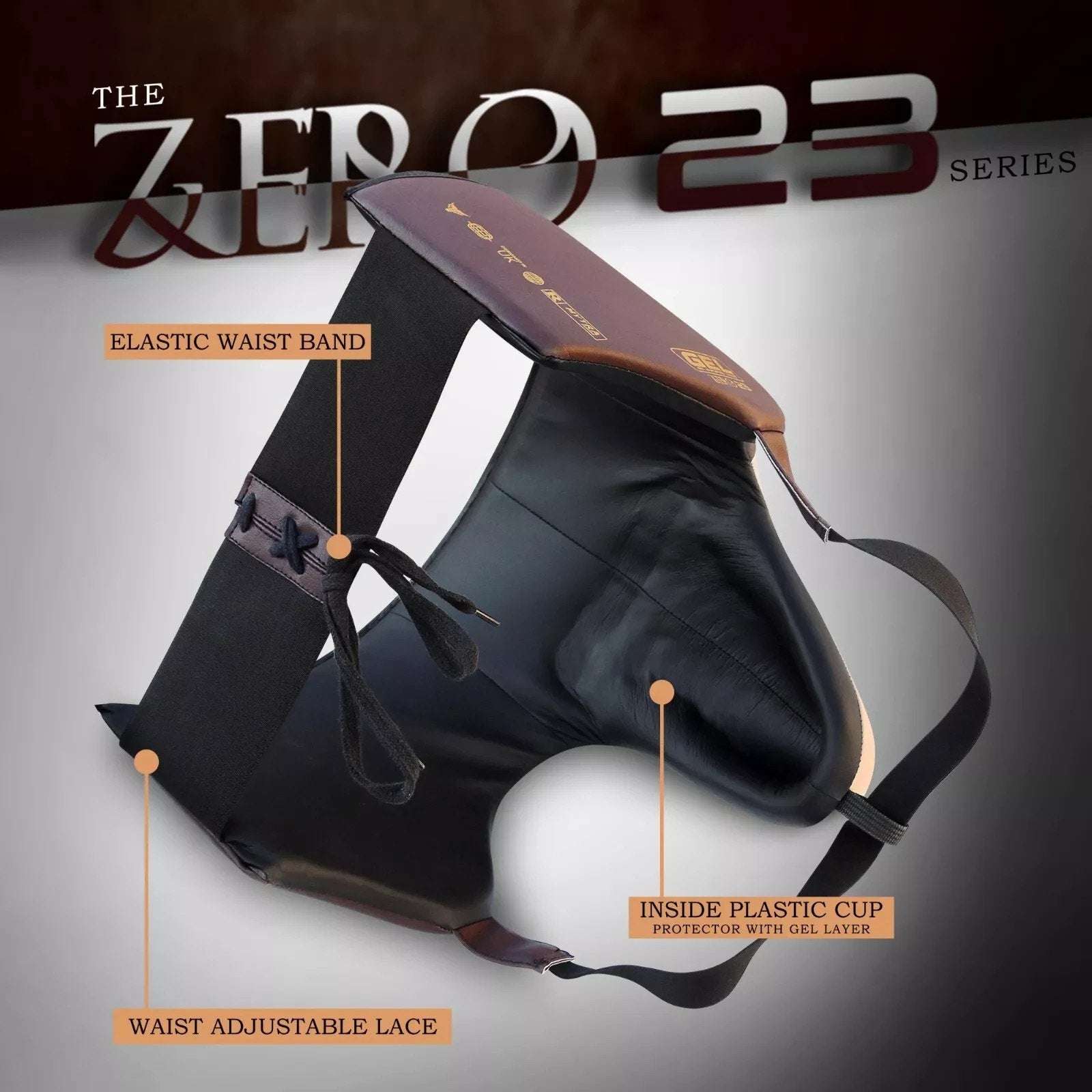 Mytra Fusion Boxing Groin Guard for MMA Muay Thai Kickboxing Martial Arts 28-33"