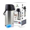 3L (102 Oz) Airpot Beverage Dispenser Insulated Coffee Carafe w/ Swivel Base