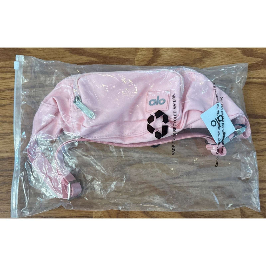 Alo Yoga Explorer Fanny Pack Ballet Pink Adjustable Strap Crossbody Belt Bag
