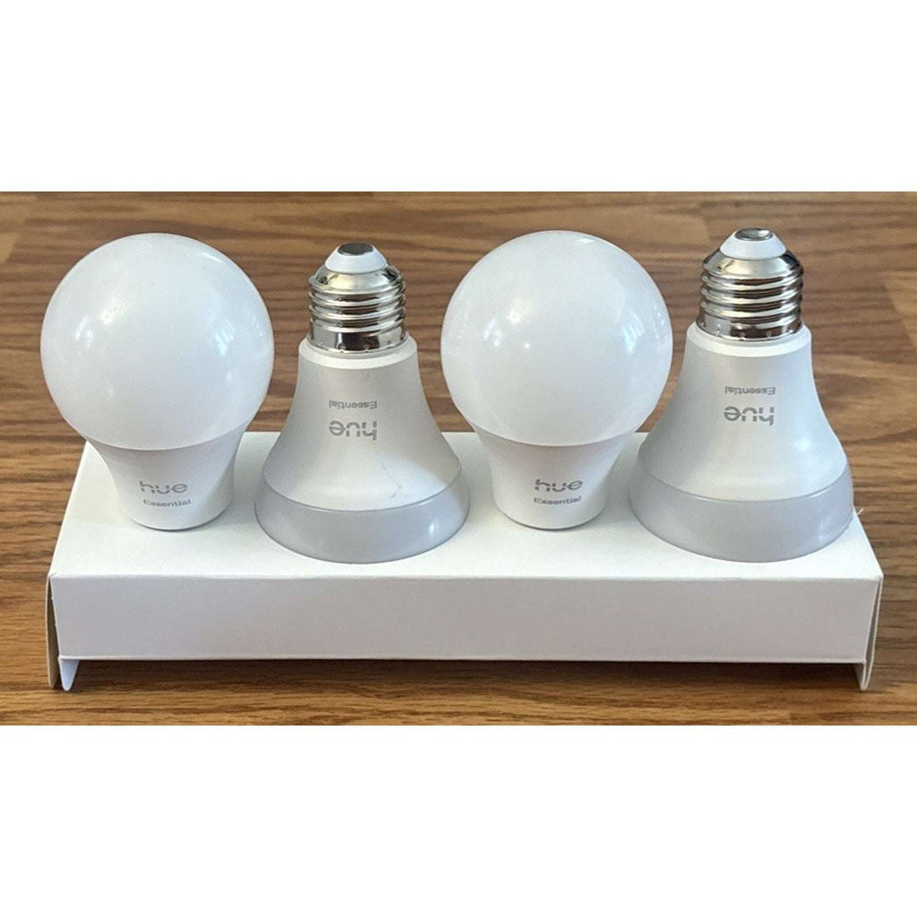 4PK Philips Hue Essential A19 E26 Smart Bulb 800lm 8.8W White & Color Ambiance