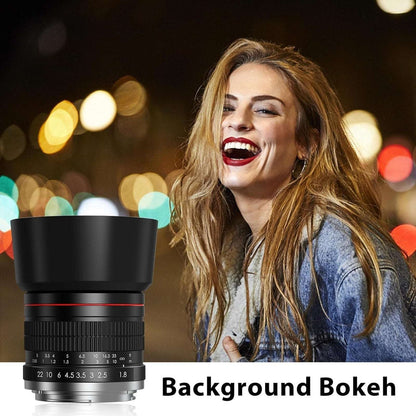 Benoison 85mm F/1.8 Manual Focus Lens Canon RF Mount EOS R/Ra/RP/R3/R5/R5 C/R6/R