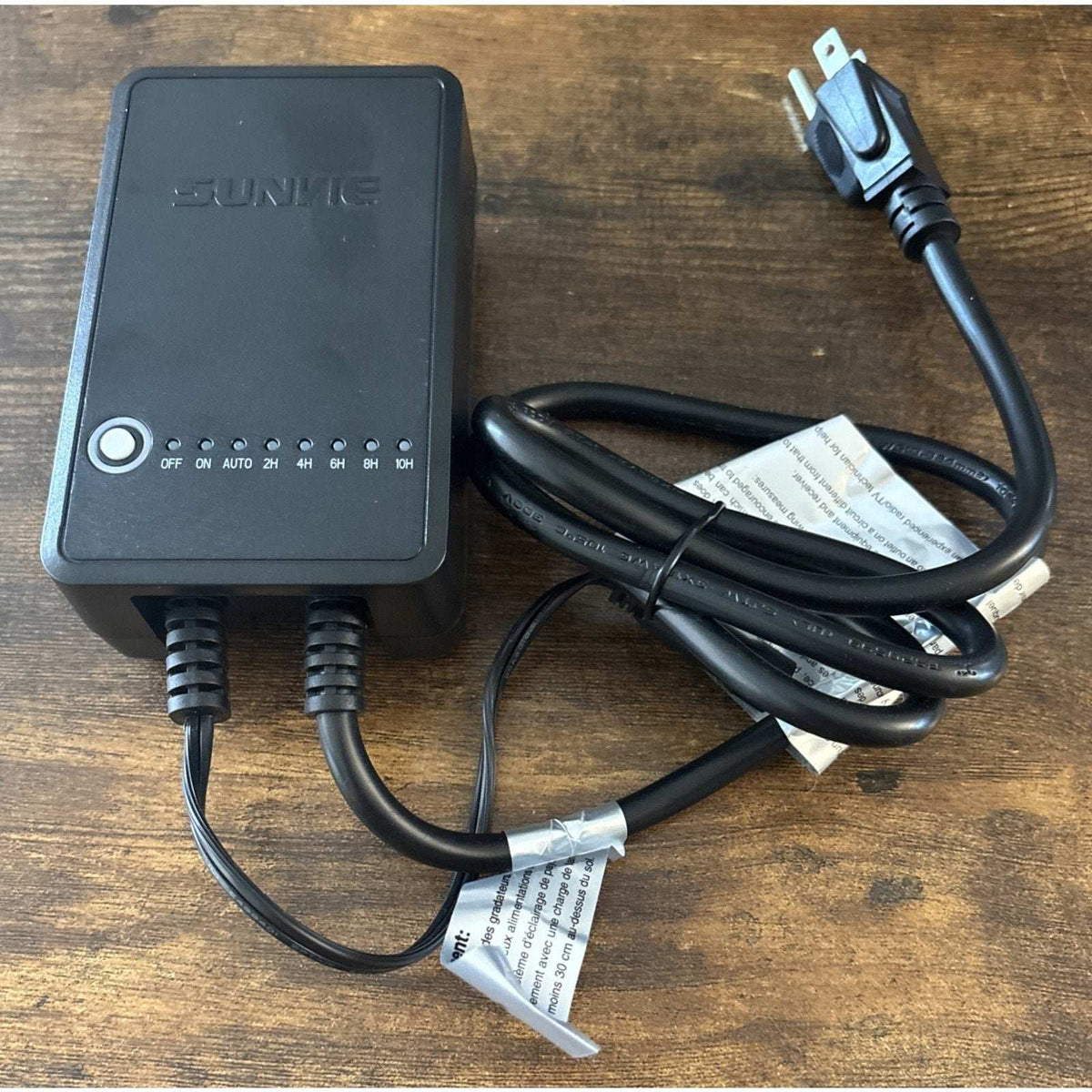 SUNVIE 100W Low Voltage Landscape Transformer Outdoor Lights Timer Photocell