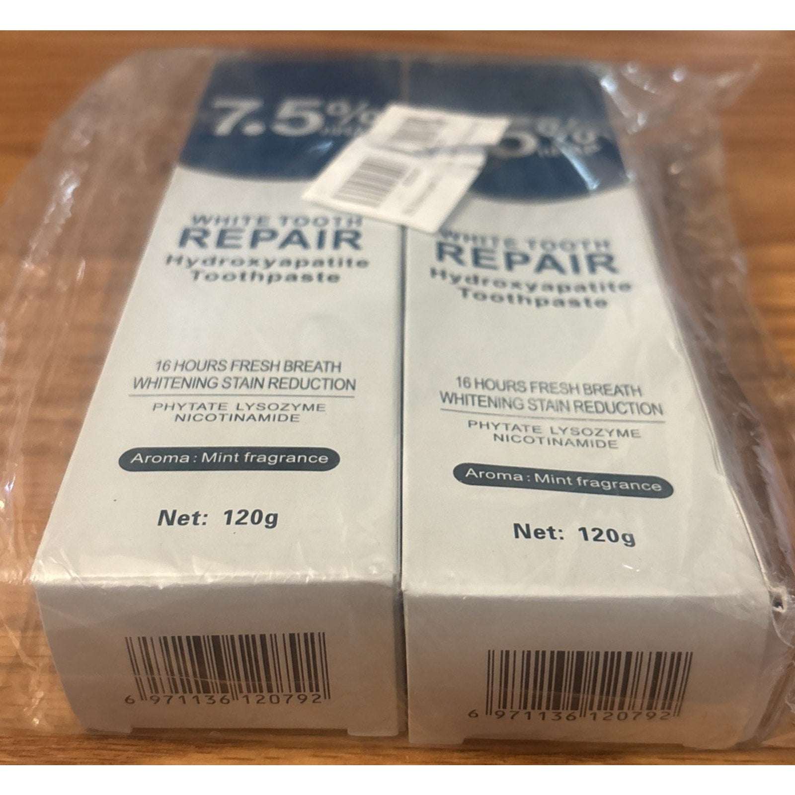 Croent 7.5% nHAP White Tooth Repair Hydroxyapatite Toothpaste NEW Lot of 2 Tubes