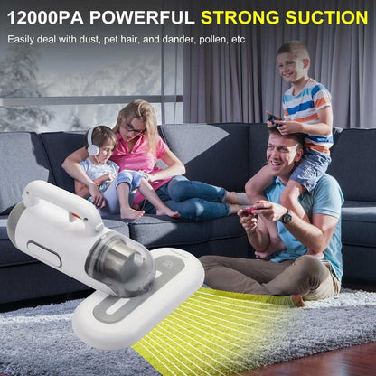 SWDK Handheld Mattress UV Vacuum Cleaner 450W 12Kpa High Frequency Low Noise