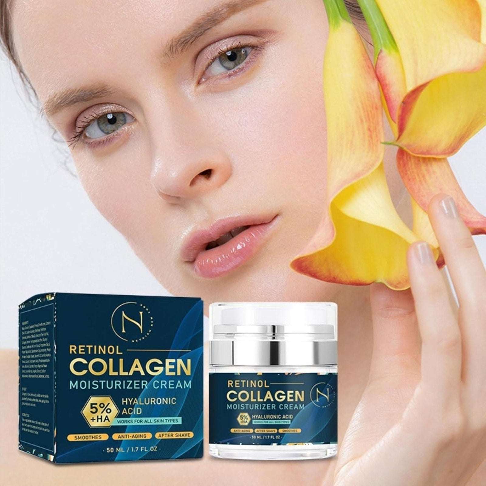 NEYDIAH Collagen Anti-Aging Retinol Face Moisturizer 1.7oz Wrinkles & Fine Lines