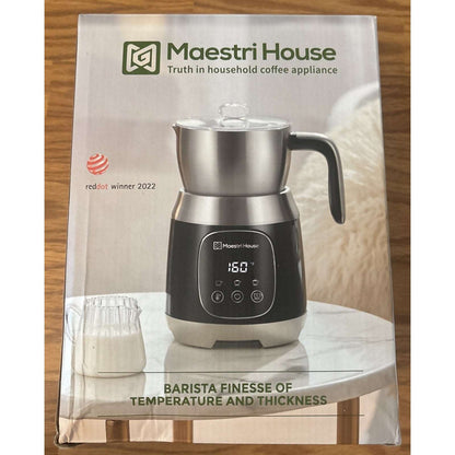 Maestri House DualFro 600 Milk Steamer Frother w Variable Temp & Froth Thickness