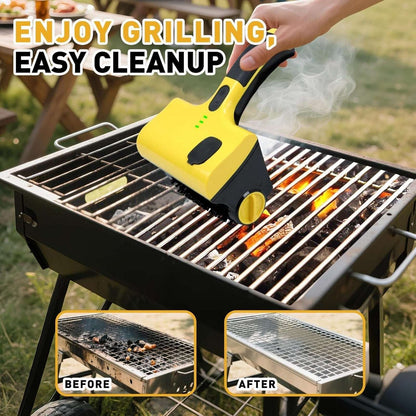 Rechargeable Electric Grill Brush Scrubber Cordless Sprayer 360° Rotary Cleaner
