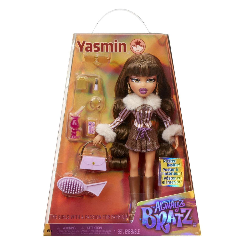 4 Original Alwayz Bratz Fashion Dolls Lot Yasmin Jade Sasha & Cloe + Accessories