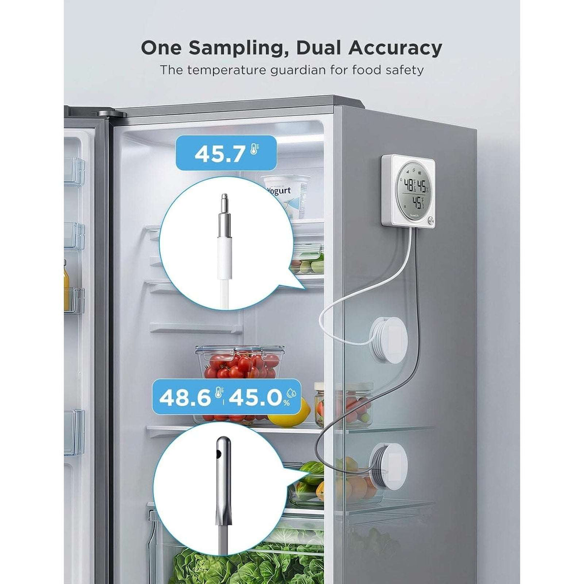 GoveeLife Smart Thermometer Fridge Freezer R1 Pro w/ Smart Gateway H5112 & H5044