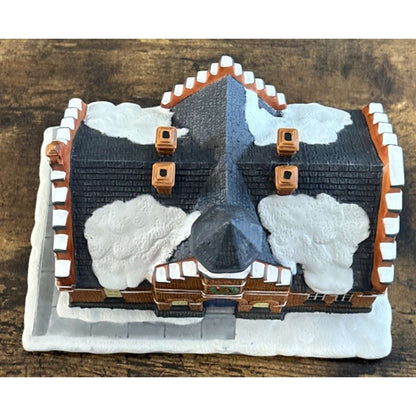 Hawthorne Rockwell's Christmas in Stockbridge "The Town Offices" Lights Up