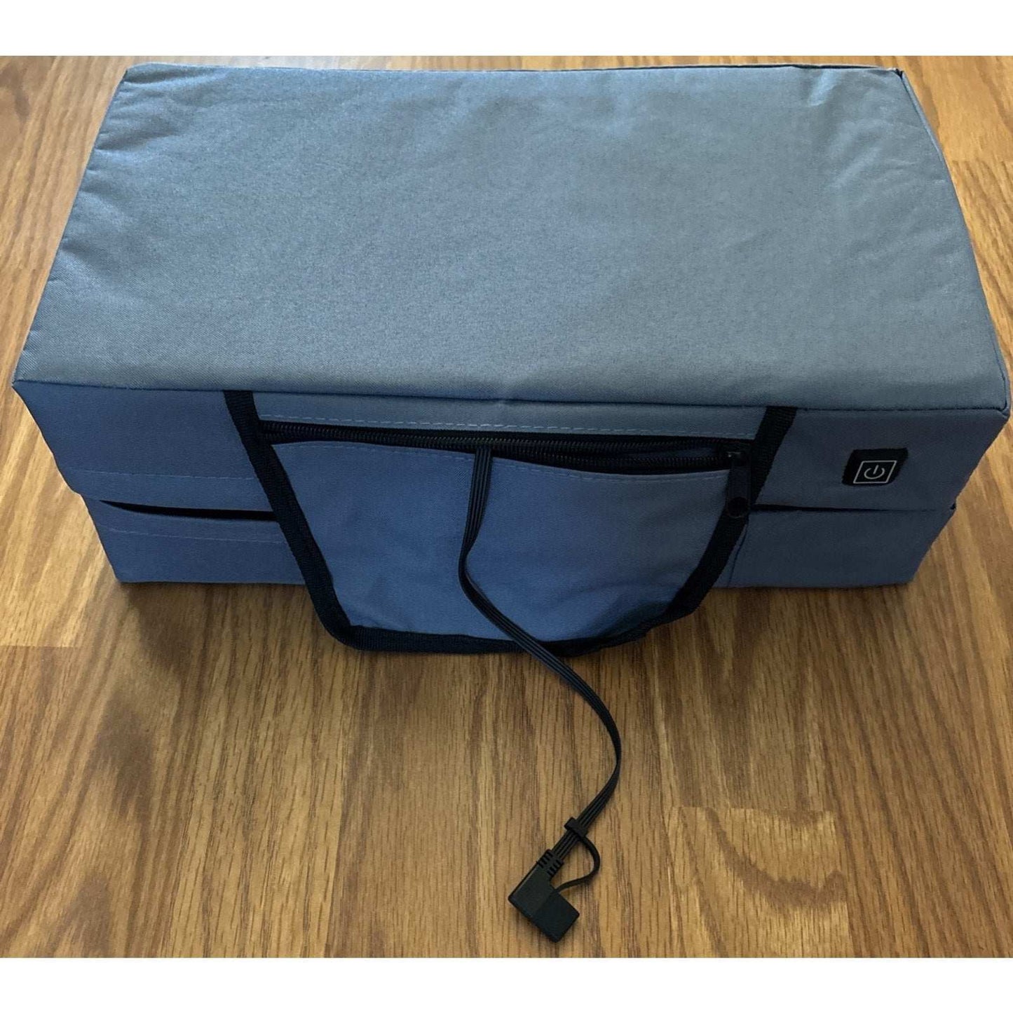 Extra Wide Heated Stadium Seat Cushion Foldable Portable Bleacher 3 Heat Setting