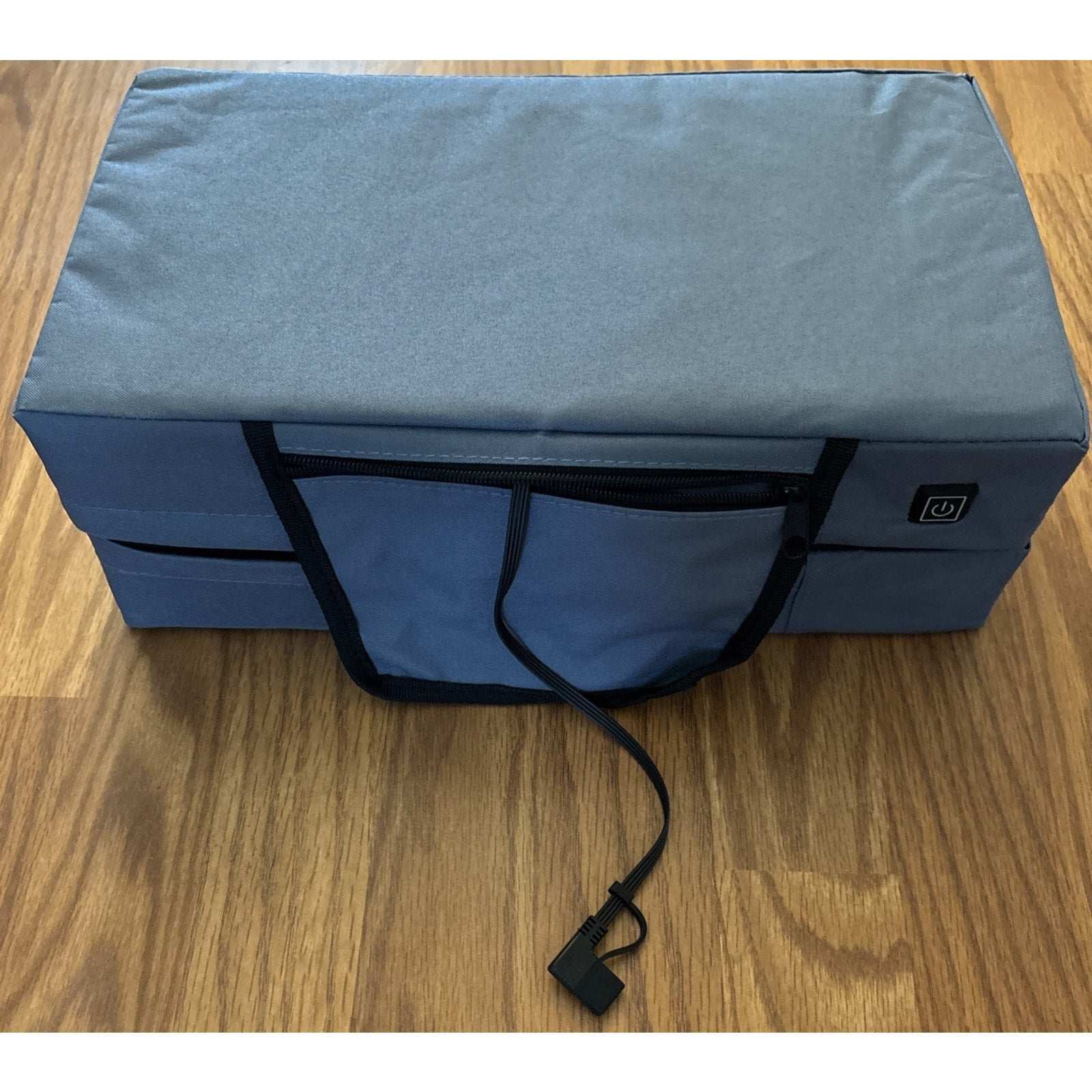 Extra Wide Heated Stadium Seat Cushion Foldable Portable Bleacher 3 Heat Setting