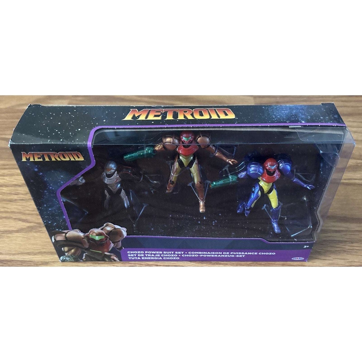 2025 JAKKS Pacific Metroid - SAMUS’S CHOZO POWER SUIT SET 2.5in Figure 3-Pack