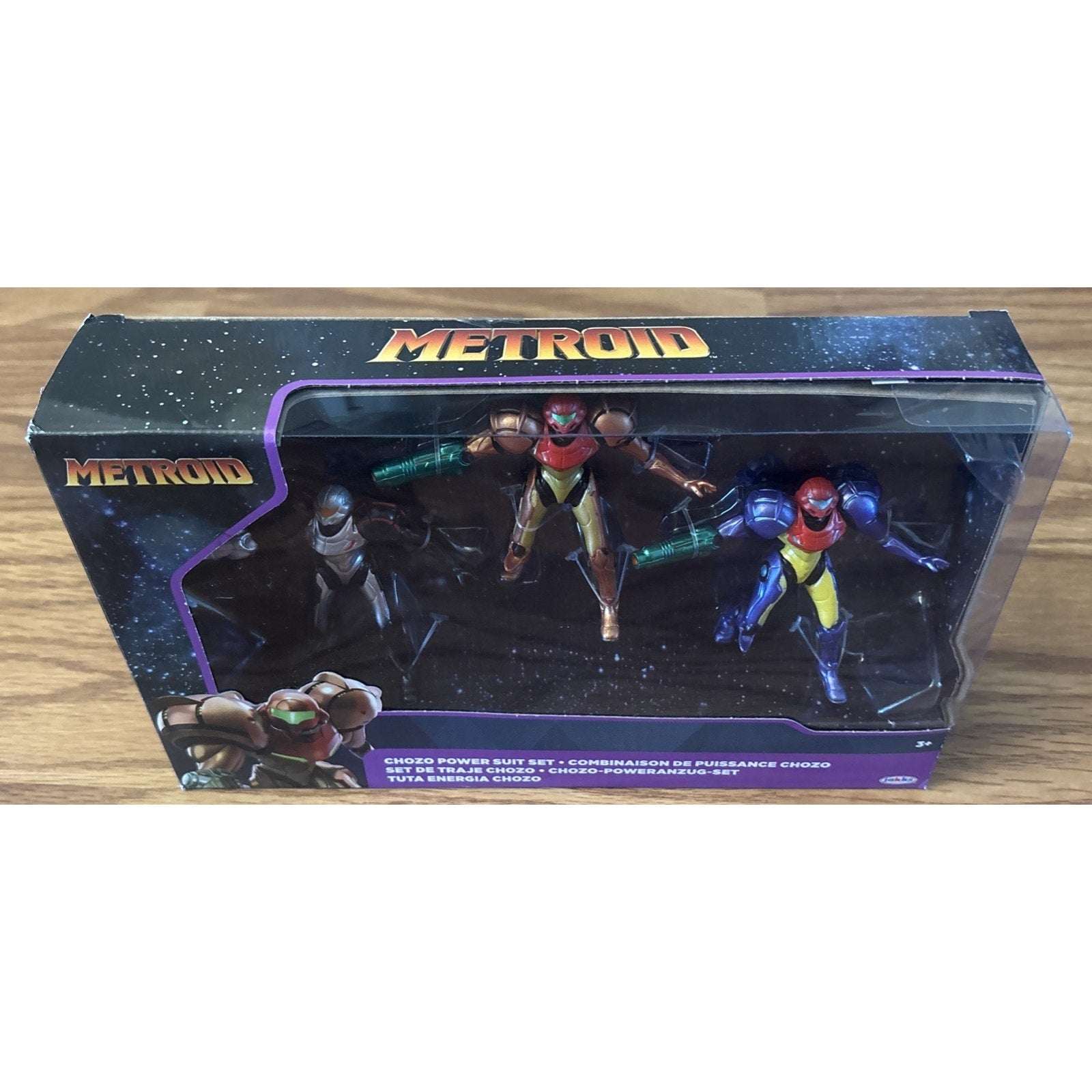 2025 JAKKS Pacific Metroid - SAMUS’S CHOZO POWER SUIT SET 2.5in Figure 3-Pack
