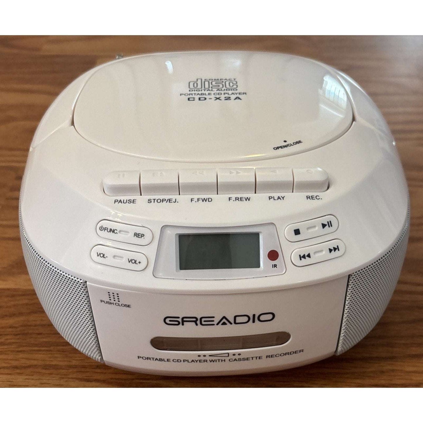 Greadio CD Player Boombox Cassette Player Combo Bluetooth, AM/FM Radio, Remote,