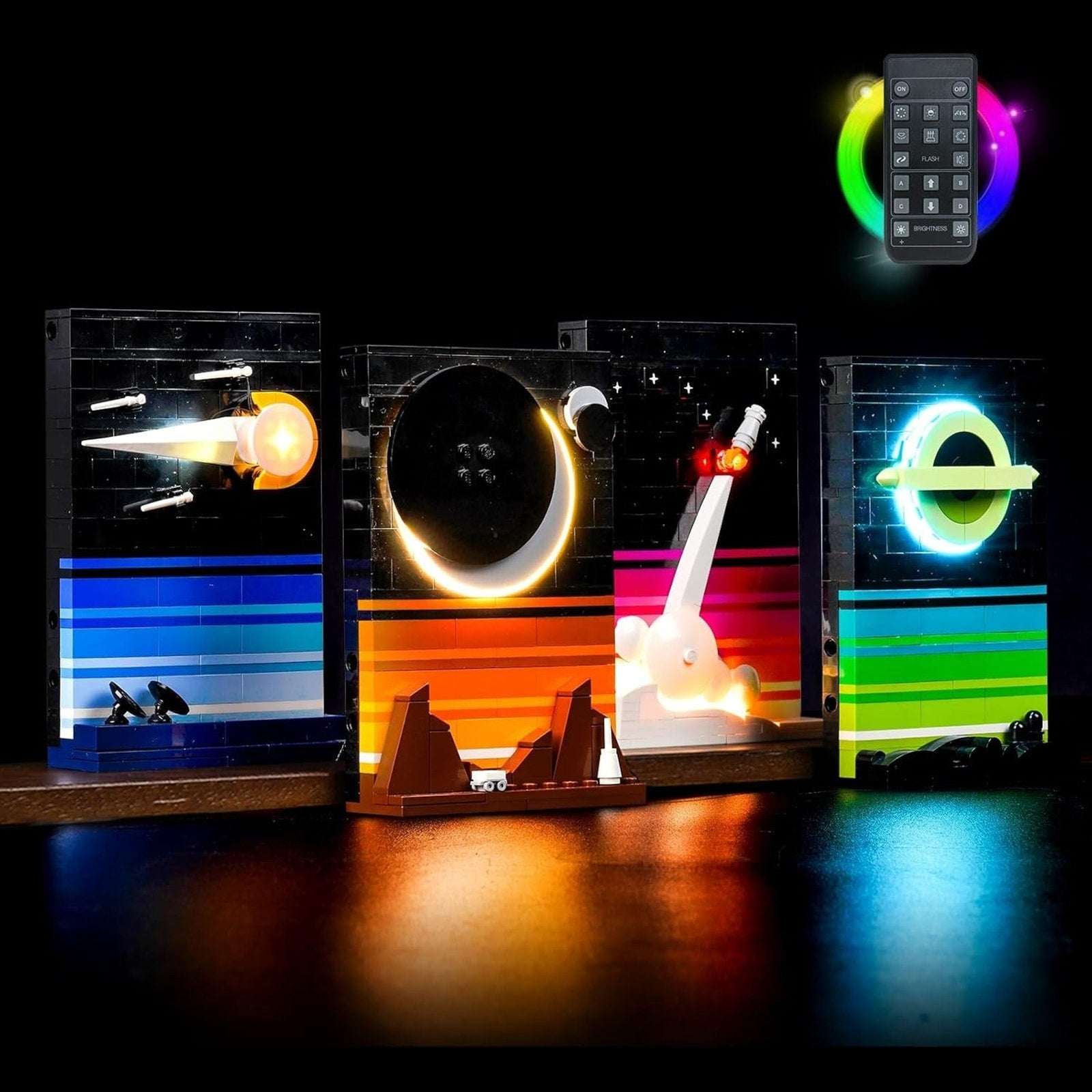 LocoLee LED Light Kit for Lego 21340 Ideas Tales of the Space Age Lighting Set