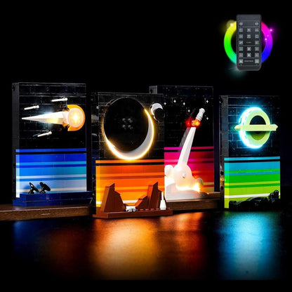 LocoLee LED Light Kit for Lego 21340 Ideas Tales of the Space Age Lighting Set