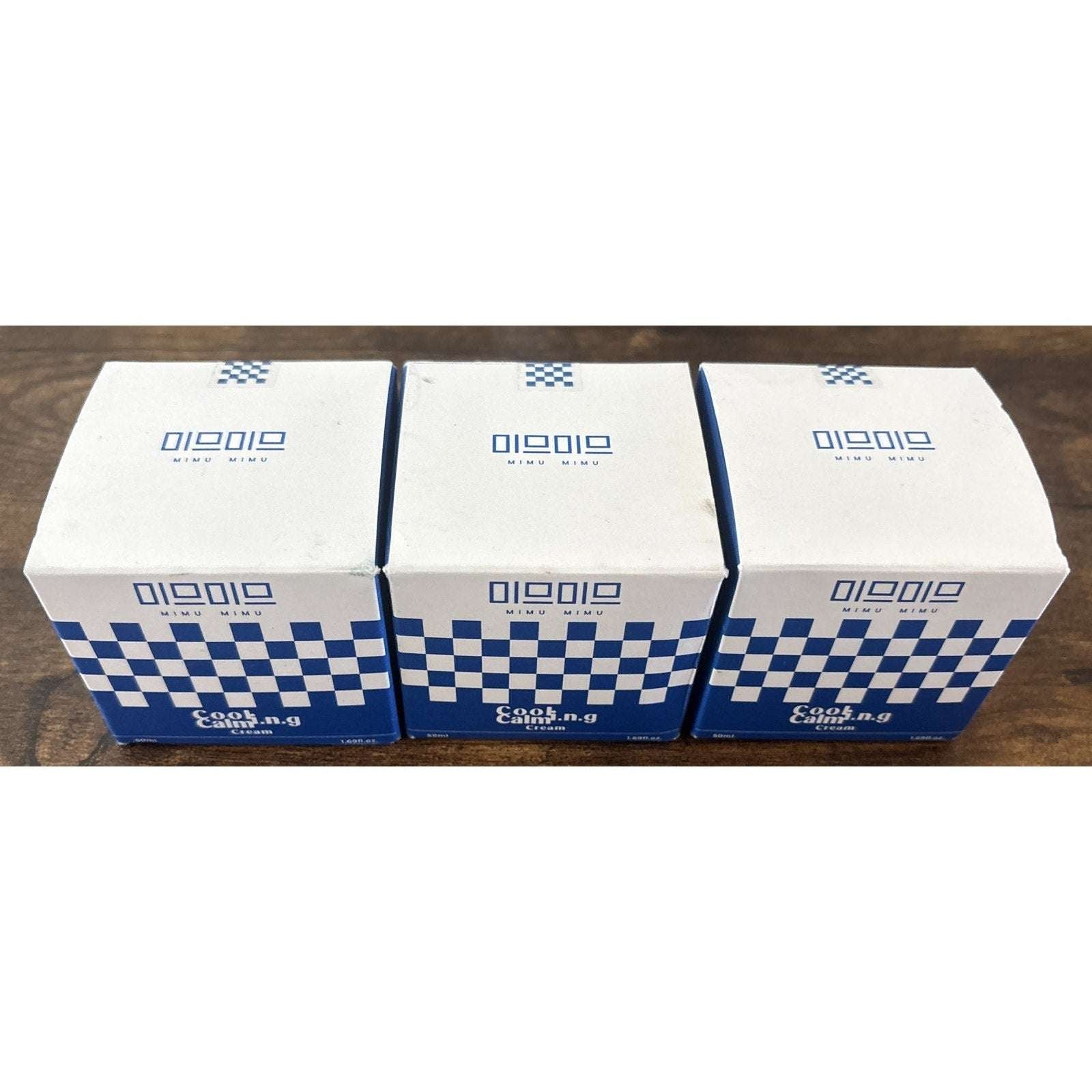 3-Pack MIMU MIMU Cooling Calming Moisturizer 10x Hyaluronic Acid Tighten Smooth