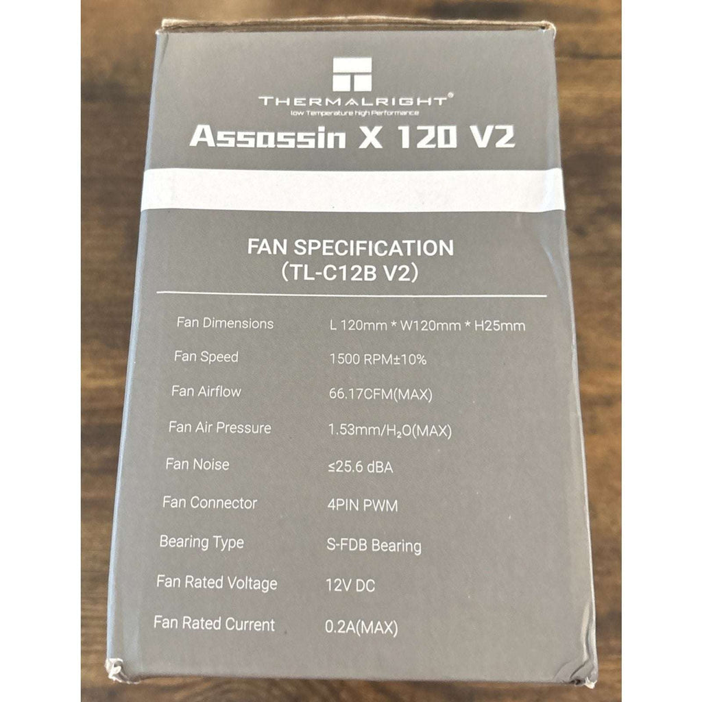 Thermalright Assassin X 120 V2 RYZEN CPU Fan Cooler w/ Heatsink 1500RPM AM5/AM4