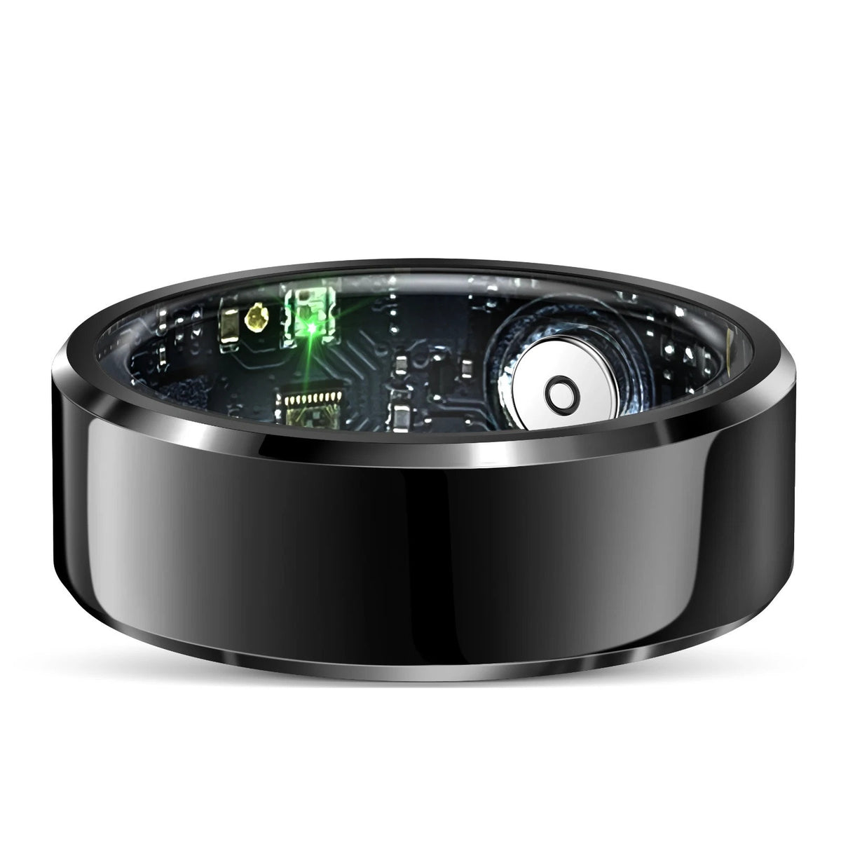 R6 Smart Ring +Charging Case Health Sleep Monitor Fitness Tracker IP68 Size 10
