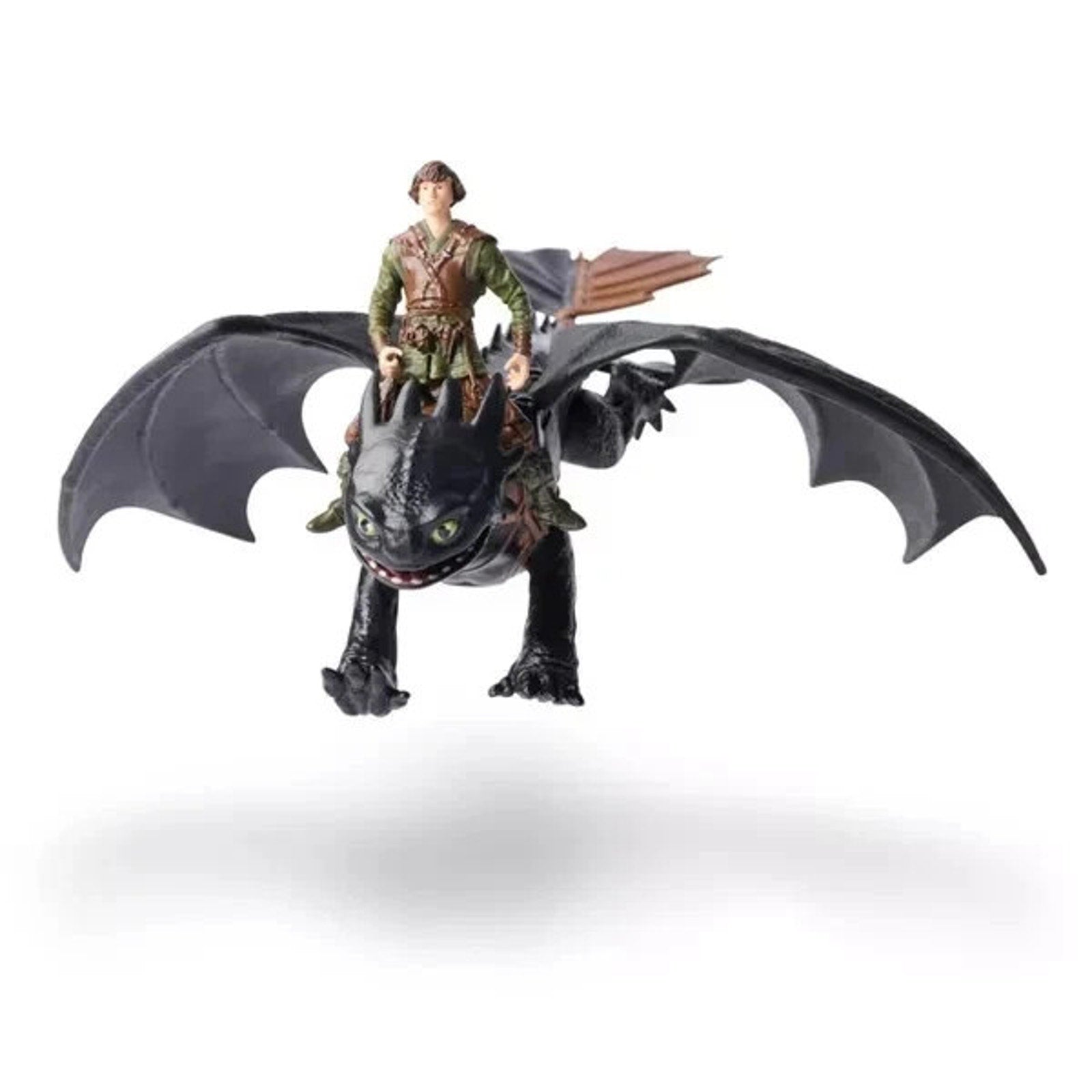 How to Train Your Dragon Toothless + Hiccup Action Figure Feel Real Dragon Wings