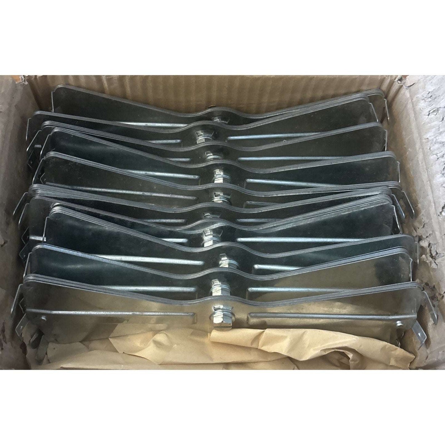 Steel 10" Round Radial Ceiling Air Supply Diffuser AC HVAC Vent Deflectors 10PCS