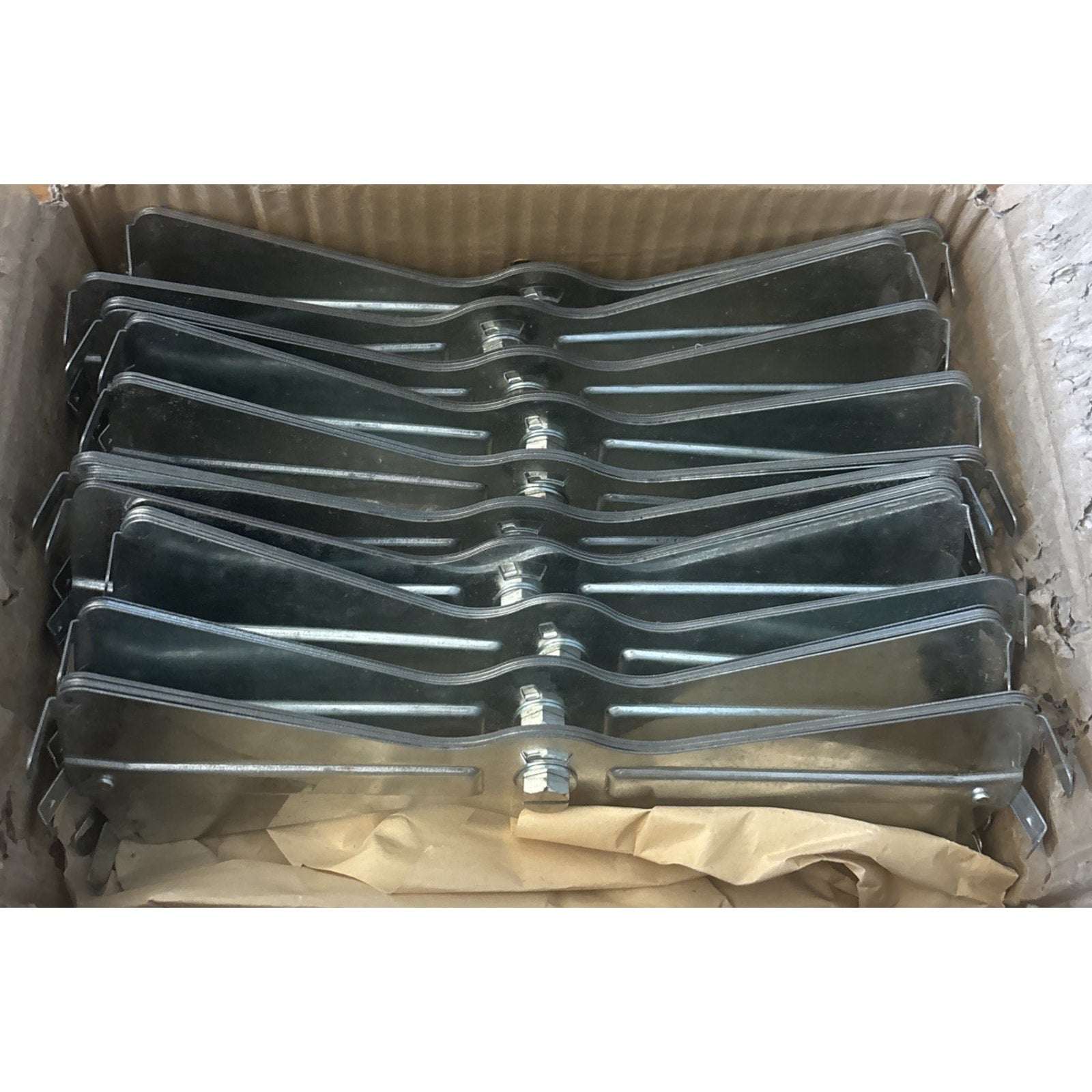 Steel 10" Round Radial Ceiling Air Supply Diffuser AC HVAC Vent Deflectors 10PCS
