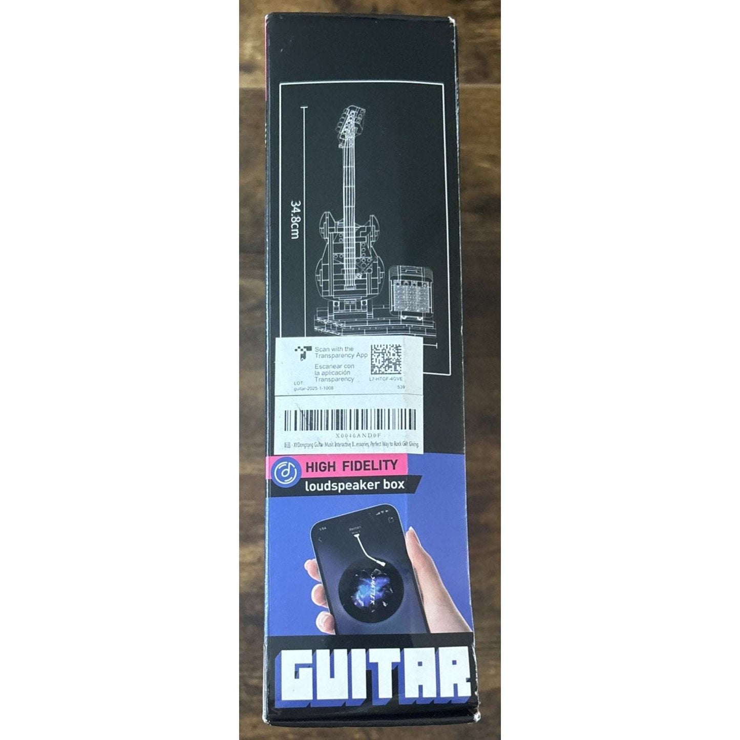 Electric Guitar Building Block Set w/ Reverb Amp Bluetooth Speaker -Music Lovers