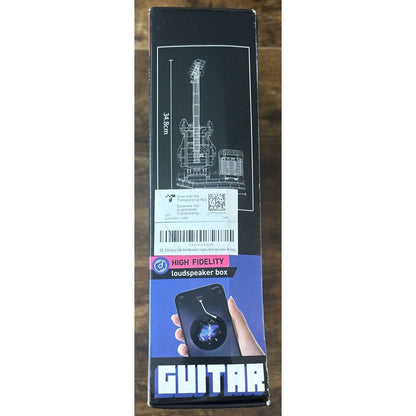 Electric Guitar Building Block Set w/ Reverb Amp Bluetooth Speaker -Music Lovers
