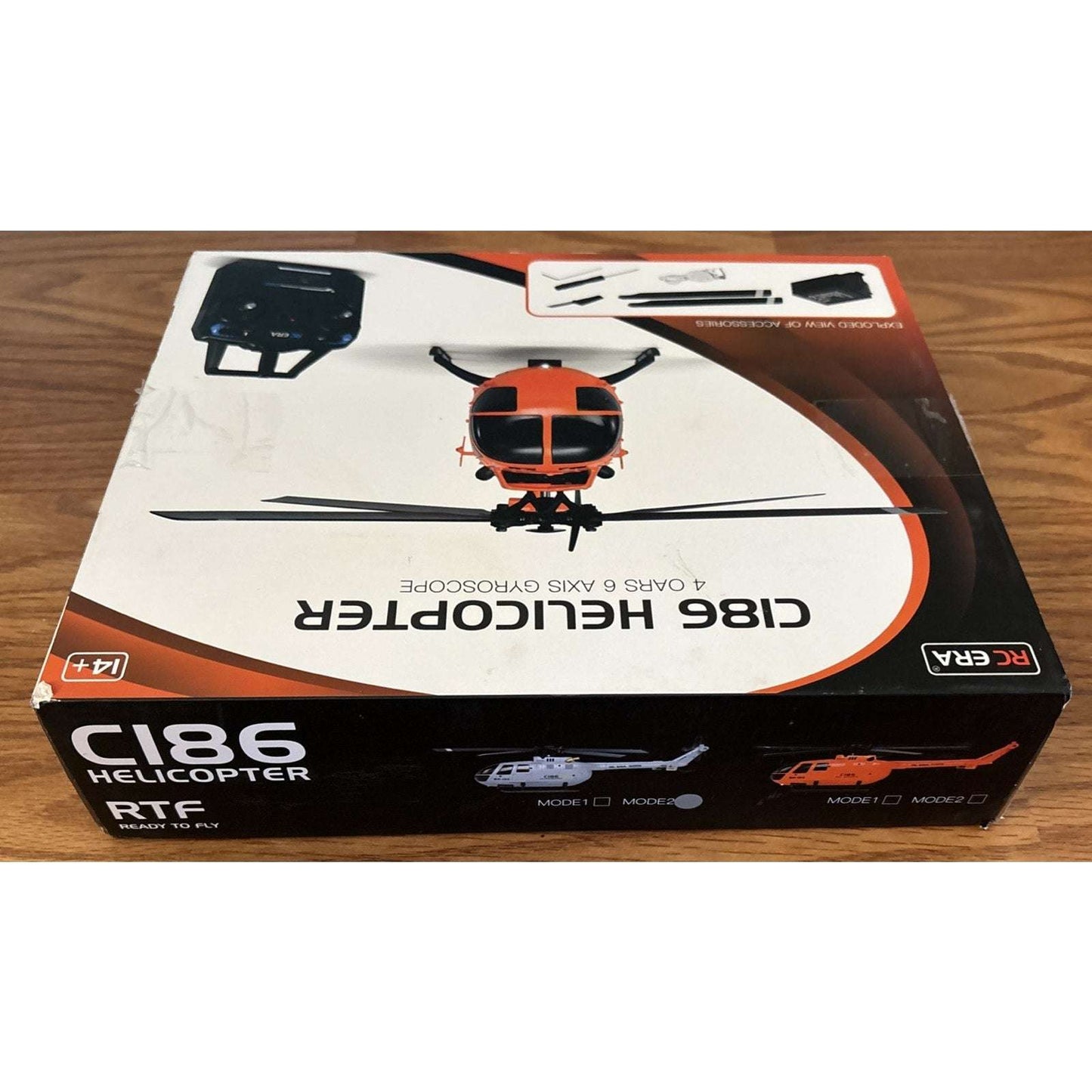 RC ERA C186 (RTF) MBB BO105 RC Helicopter 6-Axis Gyro & Barometric Altitude Hold