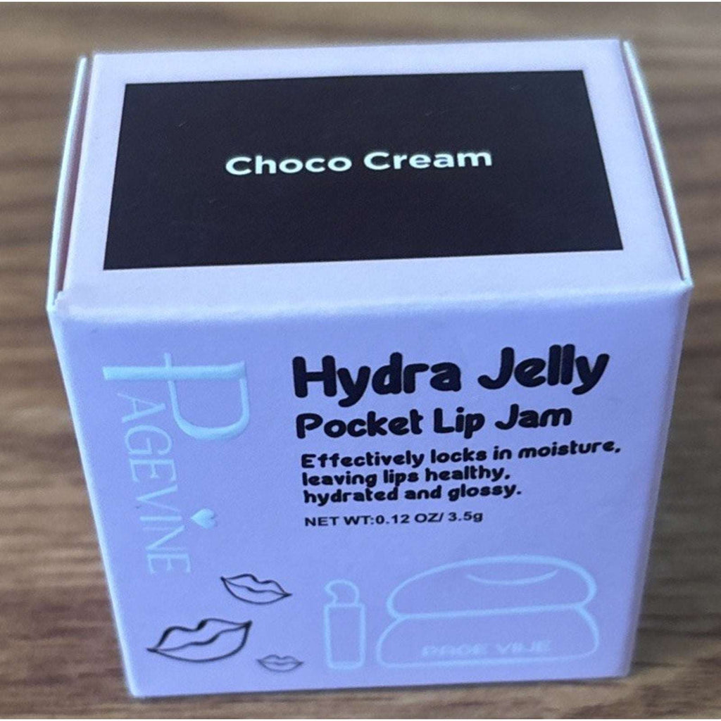 PageVine Hydra Jelly Pocket Lip Jam CHOCO CREAM Lip Gloss w/ Built in Applicator
