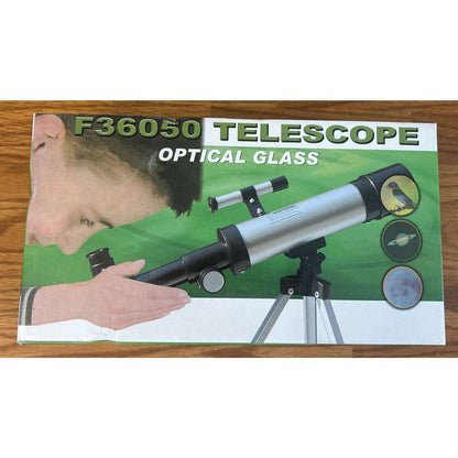 90X F36050 Astronomical Telescope w Portable Tripod, Lens, Filters & Eyepiece