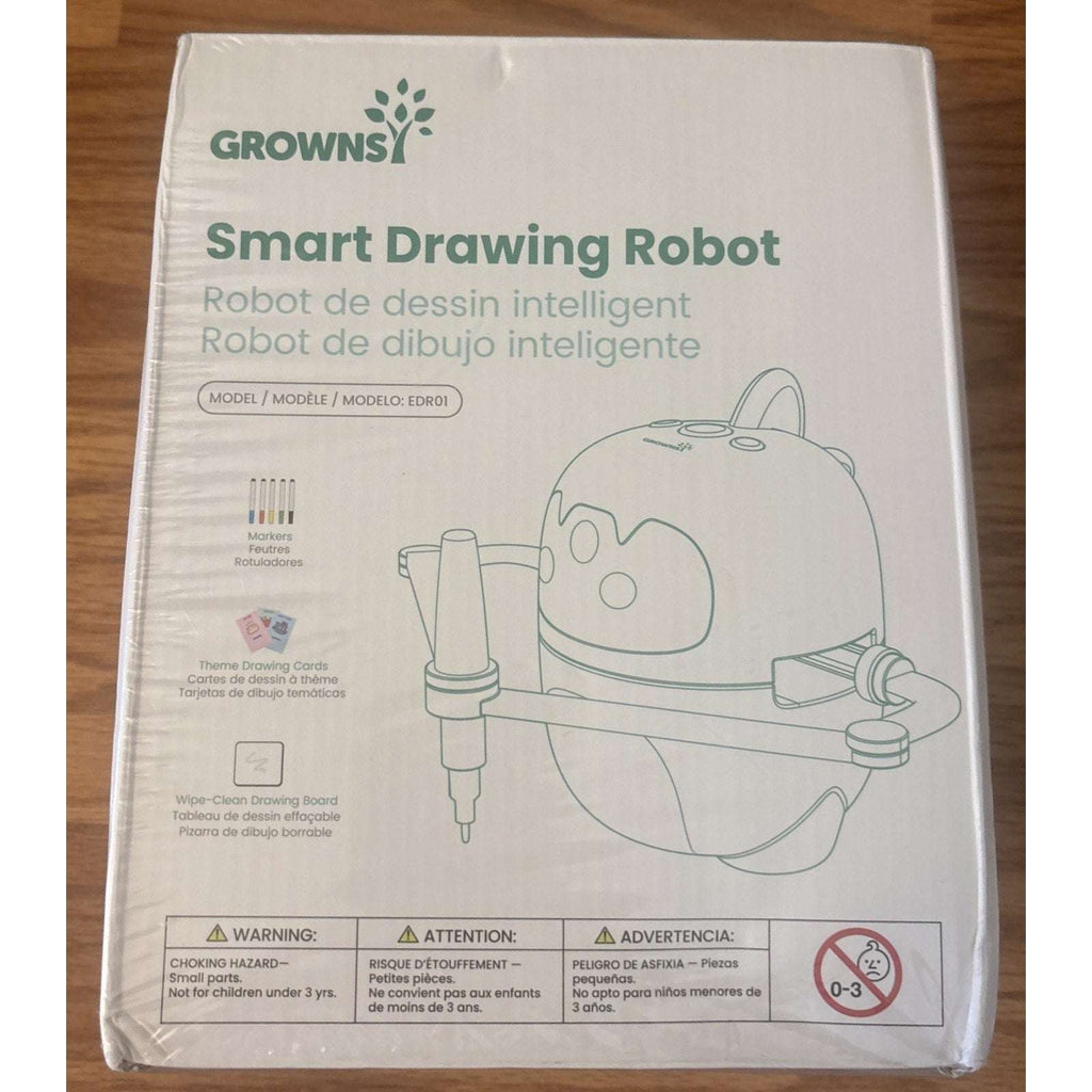 Smart Drawing Robot for Kids w/ 150 Cards, Lights & Voice Guide Educational Art