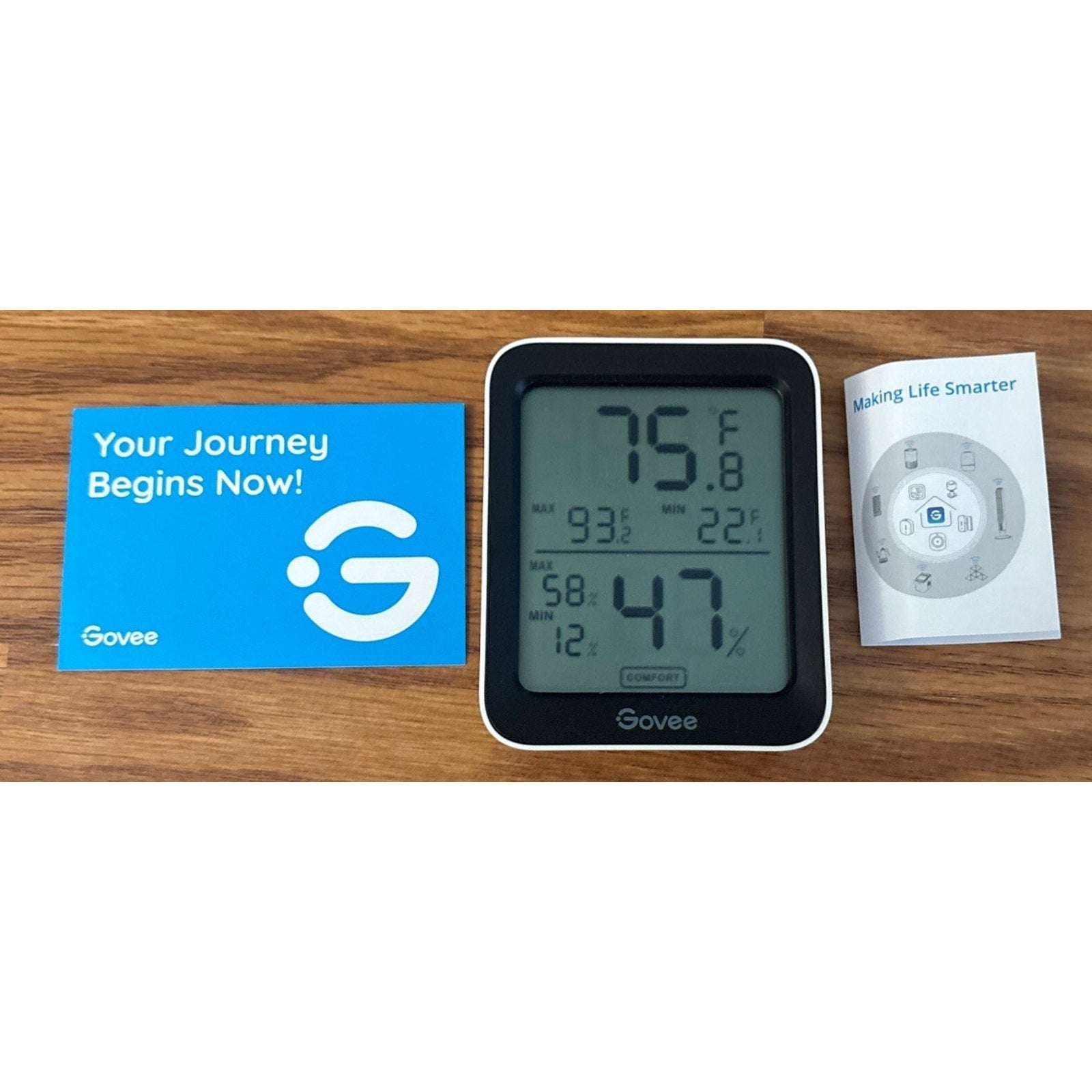 Govee Smart Thermo-Hygrometer H5075 Temperature & Humidity Sensor App Control