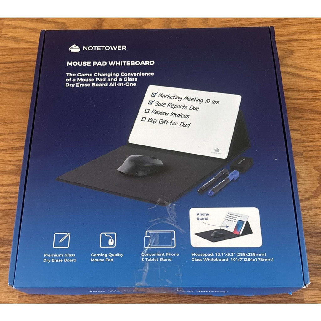 Mousepad w/ Dry Erase Whiteboard/Tablet/Phone Stand Manage To-Do List Take Notes