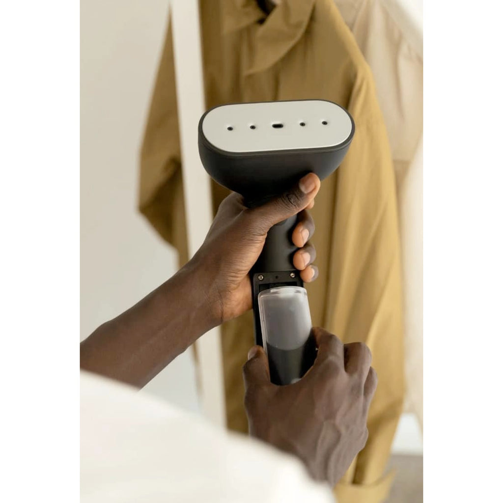 Steamery Cirrus X 1200W Handheld Clothes Steamer +Heat-Proof Steaming Pad - ONYX