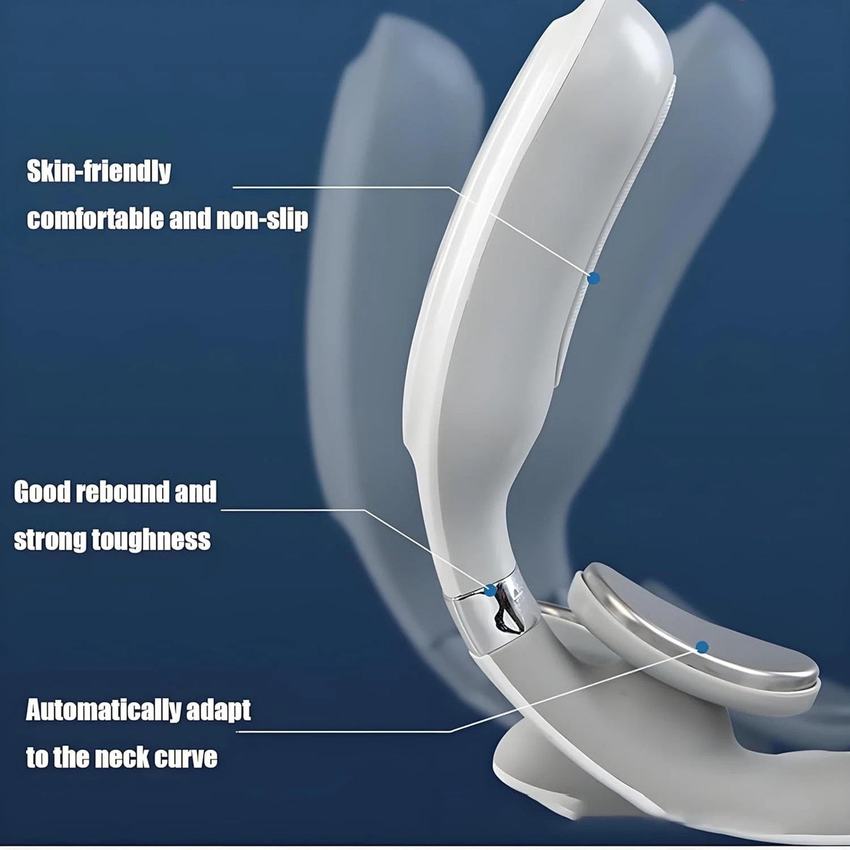 Vitality Magic Pro 2.0 Neck Massager, 4-Head, 6 Mode Massage, 16 Levels w/ Heat