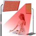 SAVILER Red Light Therapy Panel w/ Stand 160 LED 660nm 850nm Near Infrared READ!