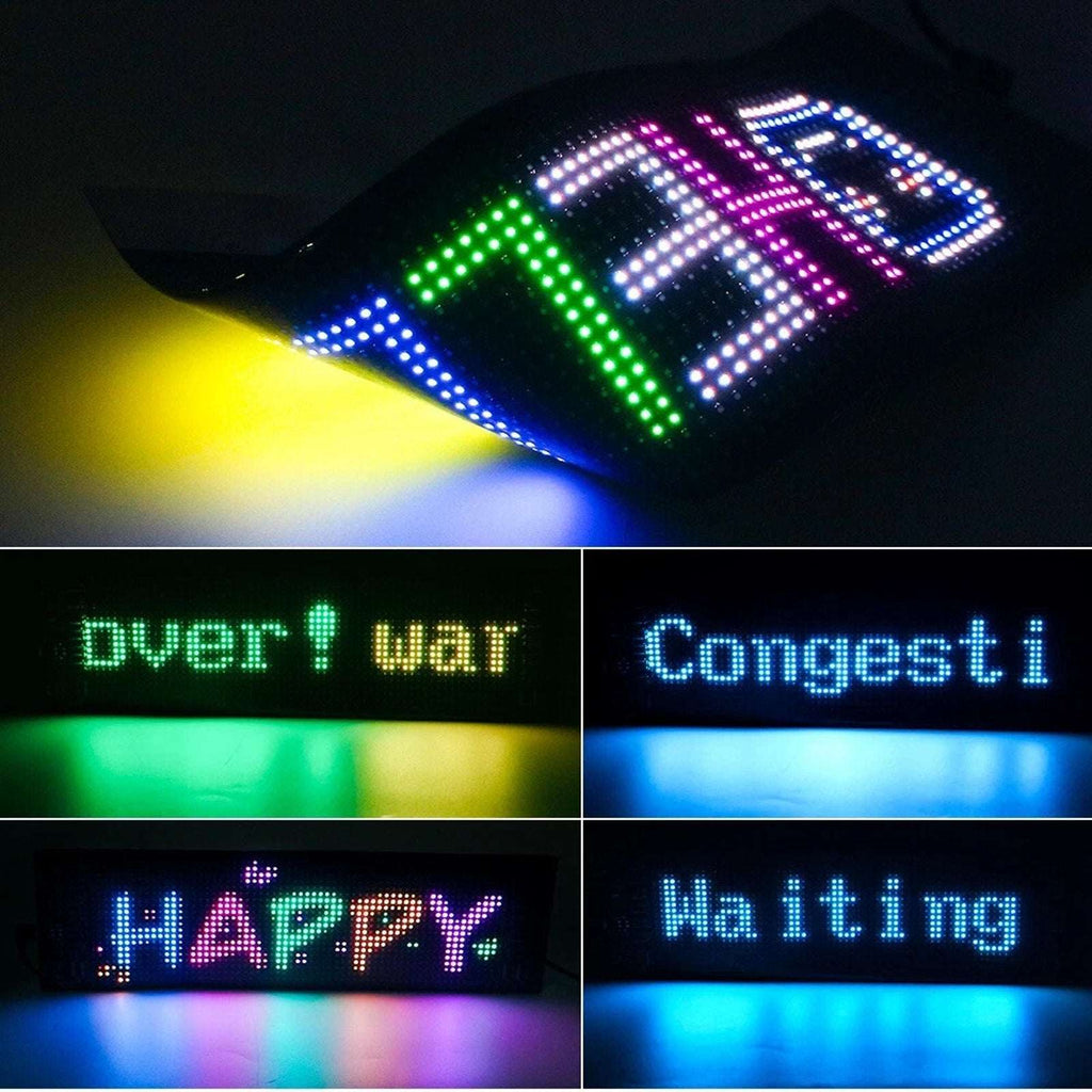 LED Matrix Pixel Panel Scrolling Bright Advertising LED Signs Flexible USB 5V