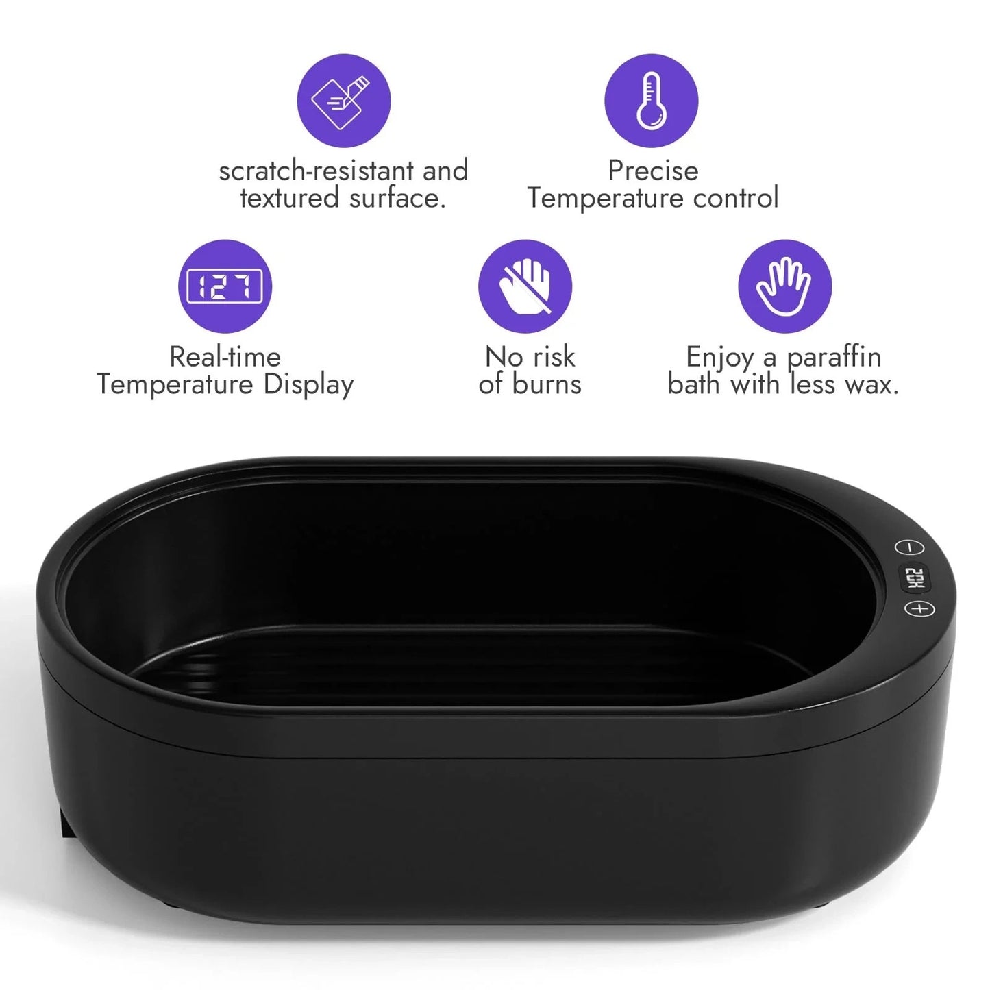 Electric Paraffin Wax Machine for Hands and Feet - Home Spa Kit Wax Mitts Liners