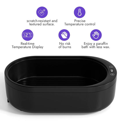 Electric Paraffin Wax Machine for Hands and Feet - Home Spa Kit Wax Mitts Liners