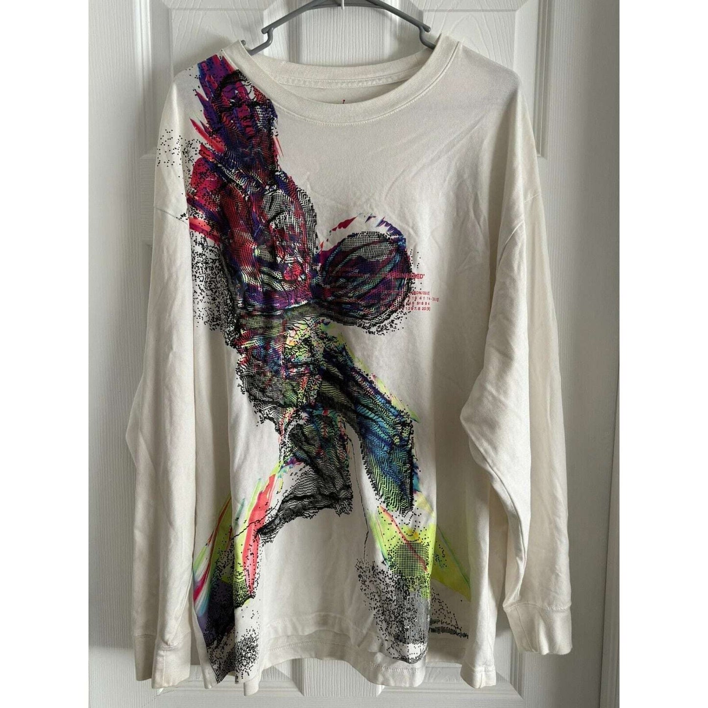 Nike Air Jordan 23 Engineered '85 Long Sleeve Dunk Contest White T-Shirt Sz XL